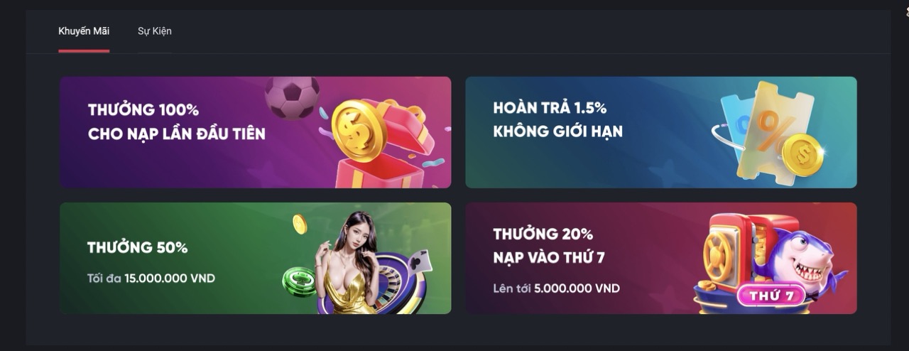 Khuyến mãi đẳng cấp top thị trường nhà cái Dabet