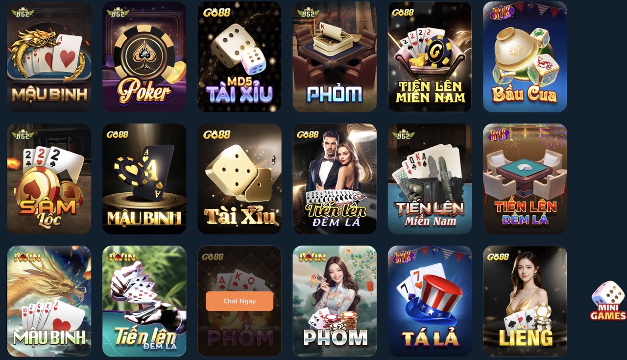 Nhiều thể loại game casino hấp dẫn nhất hiện nay