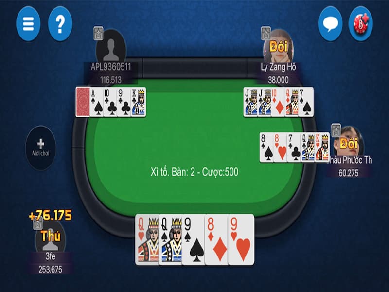 Xì tố tại cổng game boyaa nhận được sự đón nhận nồng nhiệt của người chơi