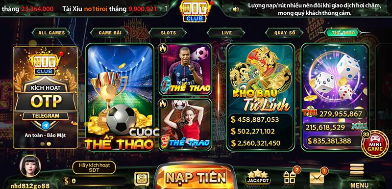 Nay cổng game đã cập nhật thêm sảnh cá cược thể thao online