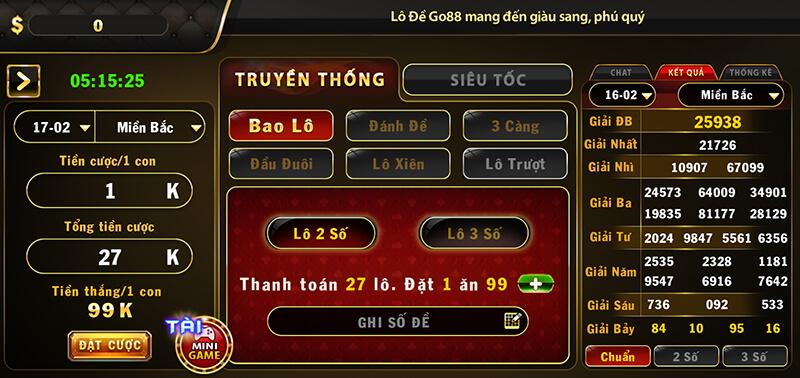 Trang lô đề online tỉ lệ tiền ăn cao nhất thị trường 2025