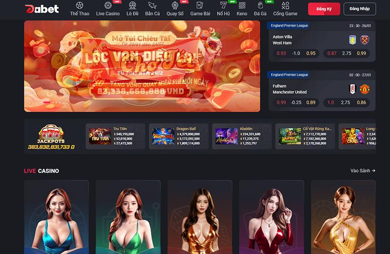 Top nhà cái hot được yêu thích dabet