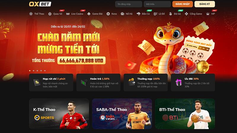 Hot nhà cái hấp dẫn OXbet - đỉnh cao 2025