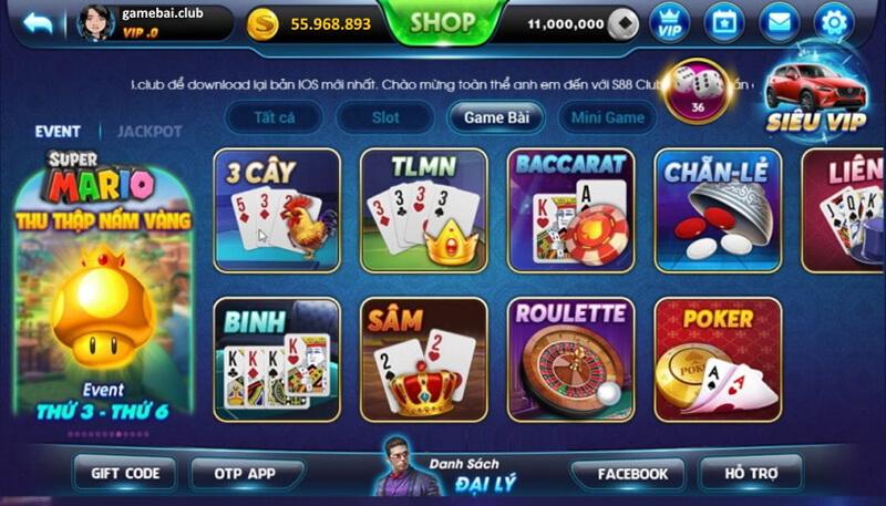 Nhiều thể loại game để anh em lựa chọn